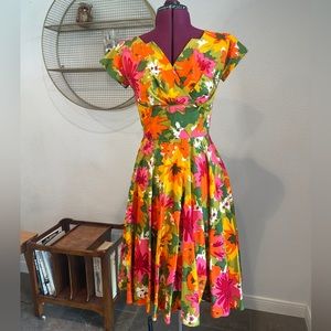 Trashy Diva dayglow floral Miriam dress